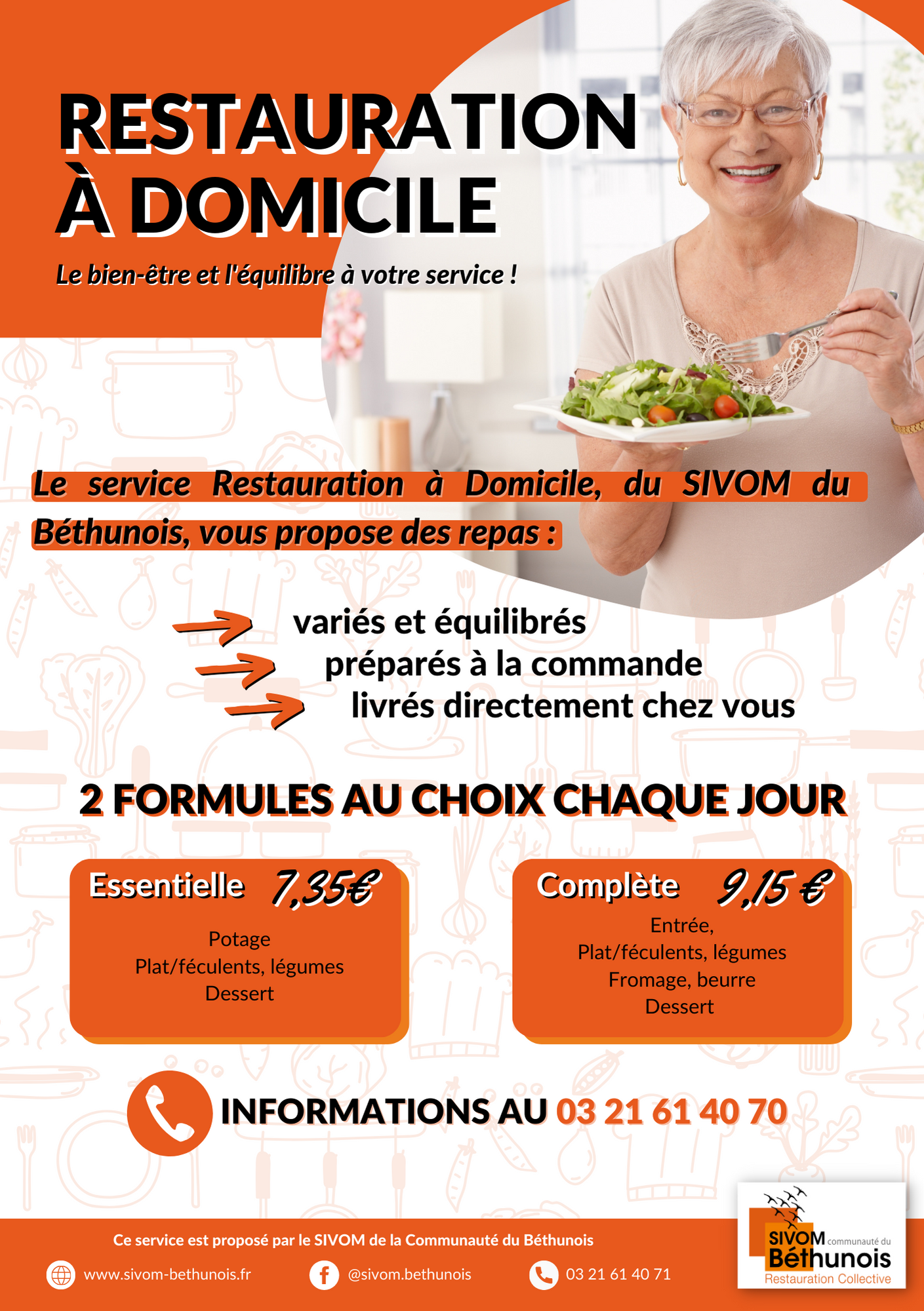 Modalites restauration a domicile